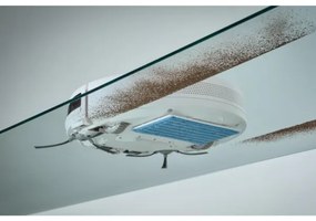 Sencor - Robotický vysávač s mopom 2v1 18W/1500 mAh biela + diaľkové ovládanie