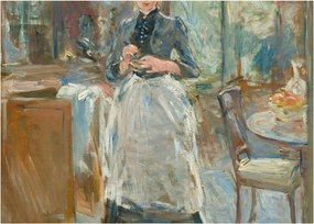 Obraz - Berthe Morisoti, In the Dining Room, reprodukcia (70x50 cm)