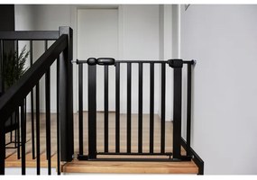 KINDERKRAFT - Bezpečnostná zábrana LOCK&amp;GO 75-103 cm čierna