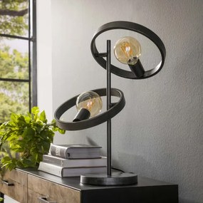 Stolová lampa 84-00 Hover 2L Charcoal  - Komfort-nábytok