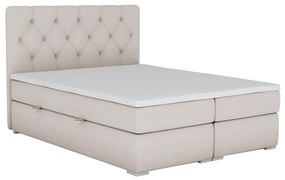 Posteľ boxspring, béžová, 180x200, ESHLY