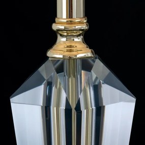 Orion LA 4-1201 - Krištáľová stolná lampa VERONIQUE 1xE27/60W/230V krémová/číra