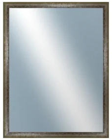 DANTIK - Zrkadlo v rámu, rozmer s rámom 70x90 cm z lišty NEVIS zelená (3054)