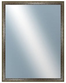 DANTIK - Zrkadlo v rámu, rozmer s rámom 70x90 cm z lišty NEVIS zelená (3054)