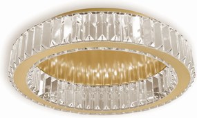 Toolight Toolight, stropné svietidlo 50cm, 30W, 4000K, 1400lm, APP1722-C, zlatá matná, OSW-09303