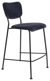 Tmavomodré barové stoličky v súprave 2 ks 92 cm Benson – Zuiver