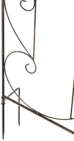 Mriežka na popínavé rastliny Mandevilla - 133 x 99 cm - Bronzová