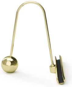 Sklenený stojací rámček v zlatej farbe 16x20 cm Flute – Umbra