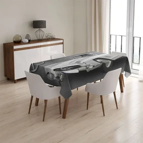 Sablio Obrus Mercedes-Benz 300 SL Sivé pozadie - 90x90 cm