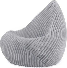 Sedací vak pre deti – sivý Lamell, prémiový manšestr