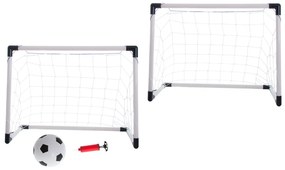 Detská futbalová bránka KIK 2v1, 143 x 110 x 70 cm