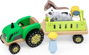 Drevený traktor Viga 44680