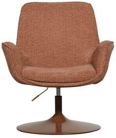 Oranžové kreslo s nastaviteľnou výškou sedadla Marten – WOOOD