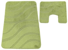 Sada kúpeľňových koberčekov Montana Symphony Green