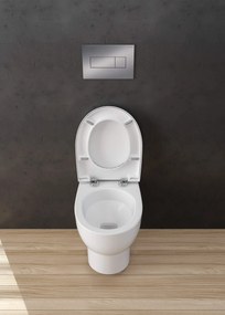 Deante Deante, splachovacie tlačidlo Slim pre závesný rám Deante, chrómová, CST_051P
