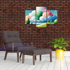 Obraz - Krajinka s mrakom (90x60 cm)