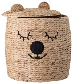 Detský úložný kôš z vodného hyacintu s vekom Bloomingville Mini, ⌀ 42 cm