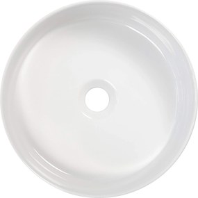 Deante Silia, keramické umývadlo na dosku 36 cm, biela, CDL_6U4S