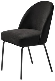 Unique-Furniture CRESTON jedálenská stolička unique furniture čierna zamat 34 680 002