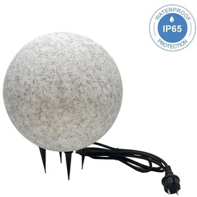 Vonkajšie dekoratívne svietidlo LUMISTONE 1xE27/15W/230V IP65, priemer 28 cm