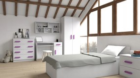 Regál SMYK - biely (viac variant)