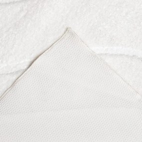 Kúpeľňový koberček WAVES 400 biely