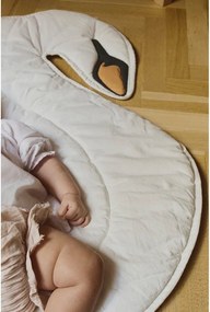 Krémová detská hracia podložka 100x110 cm Swan – Lorena Canals