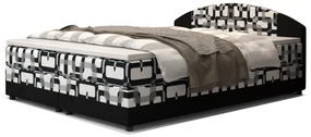 Čalouněná postel boxspring ORAN - damir 2/rainbow 9 / 160x200