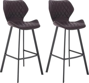 2x Barová stolička Hawaj CL-865-5 | čiernohnedá