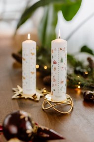 Bella Rose Adventná sviečka Vánoční myšky