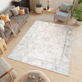 Koberec D711A VIZON VALLEY biely