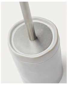 Krémová keramická WC kefa Savel – Kave Home