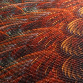 Obraz - Abstraktná imitácia peria (150x105 cm)