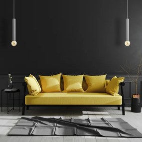 LED Luster na lanku TUBA 1xGU10/20W/230V šedá