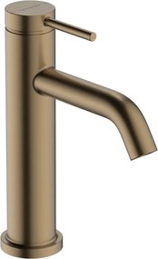 Hansgrohe Tecturis S, páková umývadlová batéria 110 EcoSmart+ s odtokovou súpravou, kartáčovaný bronz, HAN-73310140