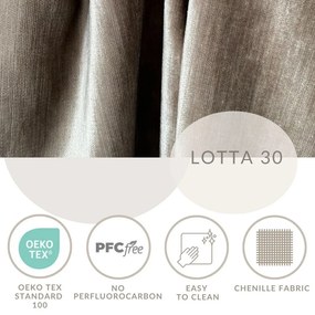 Béžová čalúnená dvojlôžková posteľ s úložným priestorom s roštom 160x200 cm Aruba L – Maison de Rêve