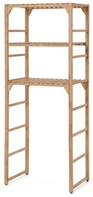 Polička práčky z masívneho dreva