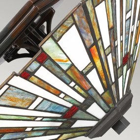 Quoizel QZ-MAYBECK-F - Stropné svietidlo Tiffany MAYBECK 2xE27/60W/230V