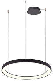 Moderný LED luster Agnes 48 stmievateľné čierne