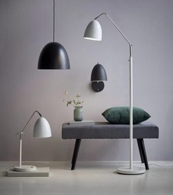NORDLUX Moderná stojacia lampa do obývačky ALEXANDER, 1xE27, 15W, biela