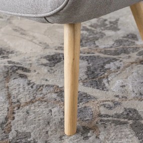 PROXIMA.store - Moderné kreslo LOZANO 2 FARBA: sivá