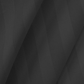 Darymex BAMBUSOVÁ OBLIEČKA NA VANKÚŠ STRIPE COAL 70X80 CM ČIERNA