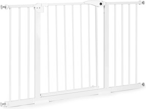 Bezpečnostná bránka pre deti a domáce zvieratá ECOTOYS 74–132 cm, kovová, bezvŕtacia