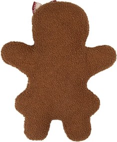 Decorative Cushion Gingerbread Man 35x5x44 Cm Brown Polyester - 35*5*44 cm