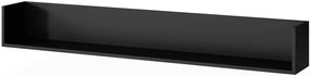 Polica RAFTT 150 cm, čierna