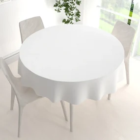 Biante Teflónový okrúhly obrus TF-004 Biely Ø 150 cm