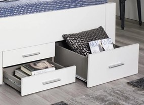 Posteľ Isotta 180x200 cm, biela