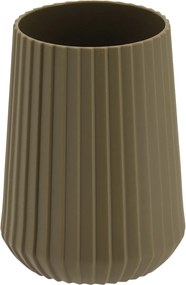 Sada kúpeľňových doplnkov Roza, olivová/s drevenými prvkami