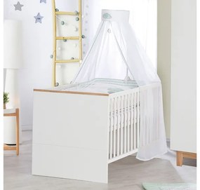 roba Kombinovaná detská postieľka Finn, 70 x 140 cm (biele nohy)  (100340969)