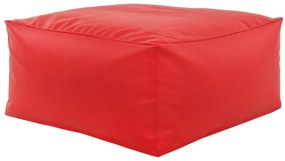 Taburetka červená kocka ekokoža